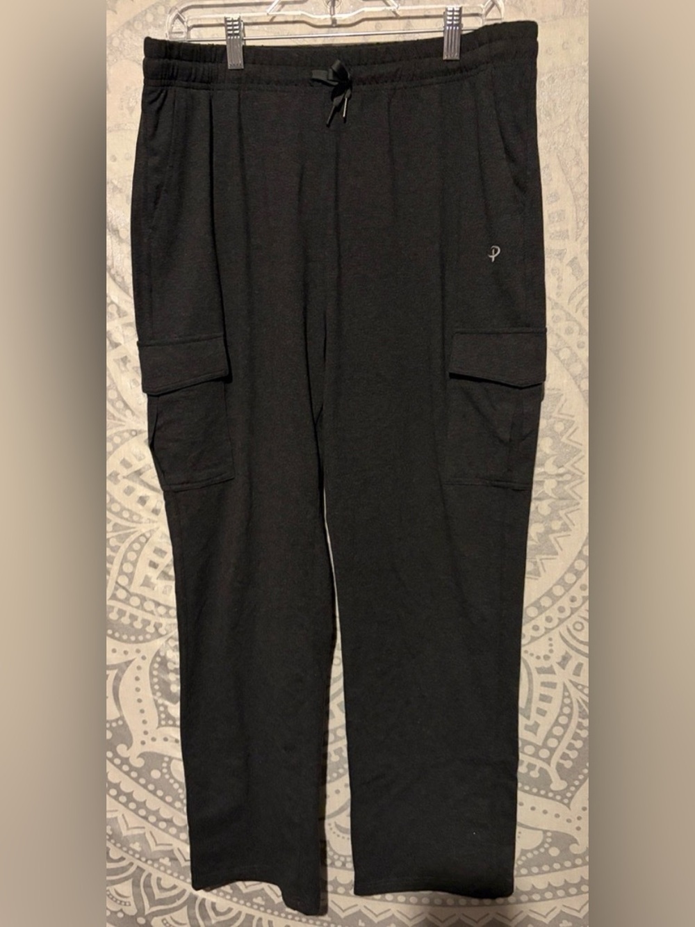 Pro Player Charcoal Gray Cargo Jogger Pants | Men’s Size L
